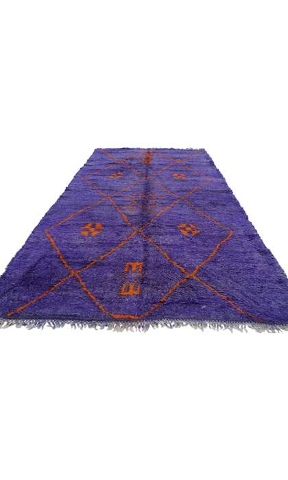 6 x 11 Vintage Beni Mrirt Moroccan Rug 21514