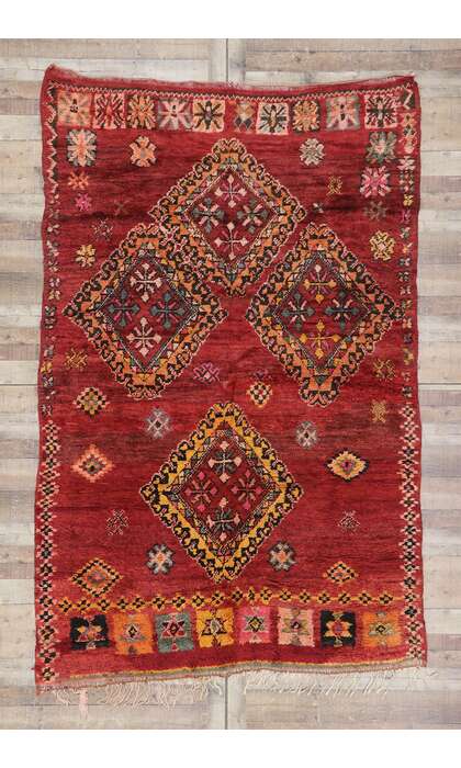 6 x 10 Vintage Moroccan Rug 21529