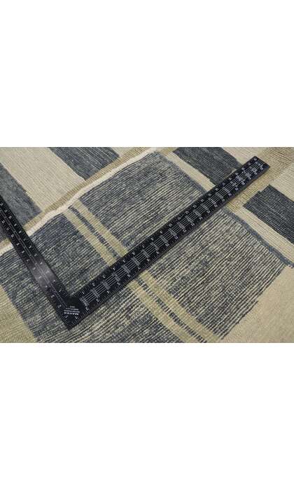 9 x 11 Neutral Plaid Tartan Rug 53566