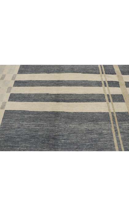 9 x 11 Neutral Plaid Tartan Rug 53566