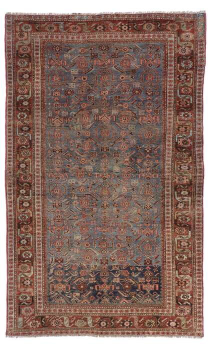 4 x 7 Antique Persian Bijar Rug 60926