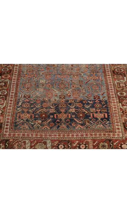 4 x 7 Antique Persian Bijar Rug 60926