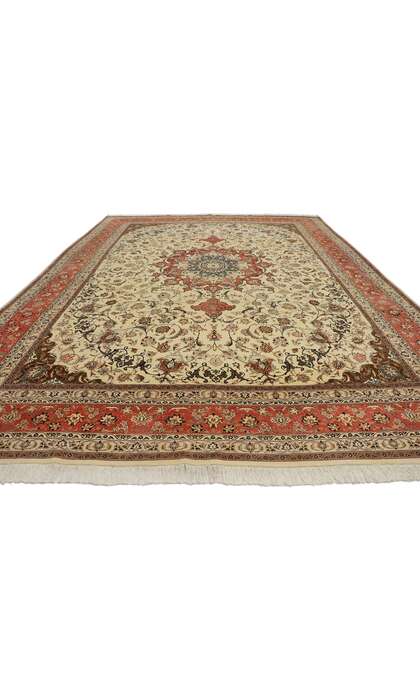 10 x 13 Antique Persian Tabriz Rug 77750
