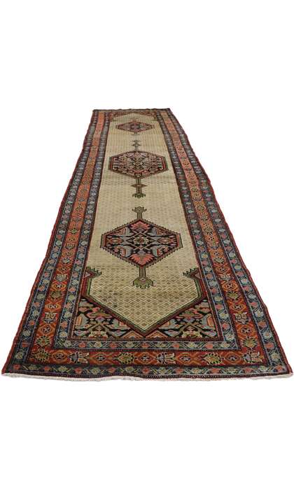 4 x 14 Antique Persian Malayer Runner 78119