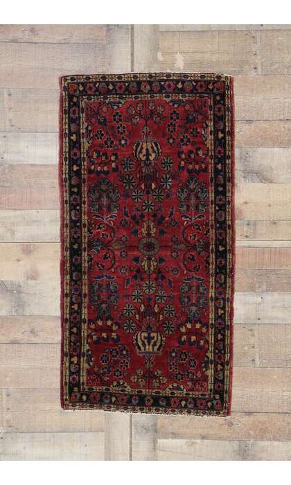 2 x 4 Antique Persian Sarouk Rug 78122