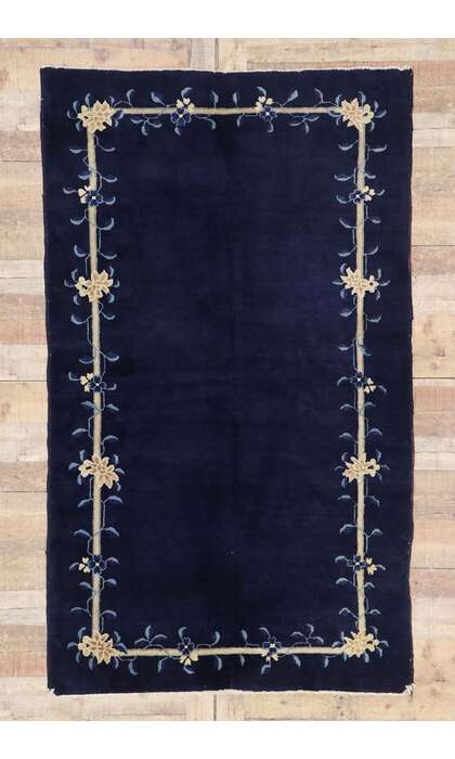 4 x 7 Vintage Chinese Peking Rug 78123