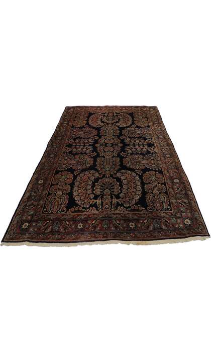 4 x 7 Antique Persian Sarouk Rug 78135