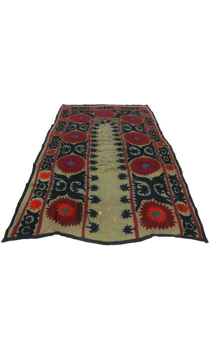 5 x 7 Antique Uzbek Bukhara Suzani Tapestry 78136