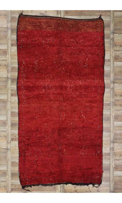 7 x 13 Vintage Red Beni MGuild Moroccan Rug 21208