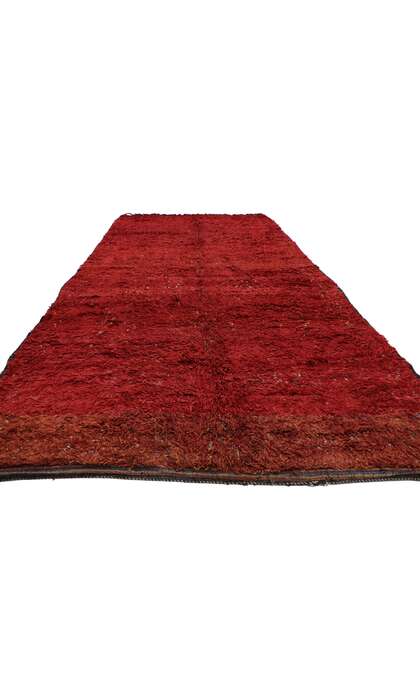 7 x 13 Vintage Red Beni MGuild Moroccan Rug 21208