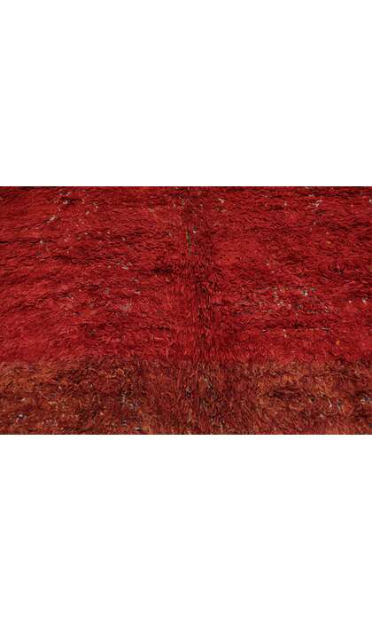 7 x 13 Vintage Red Beni MGuild Moroccan Rug 21208