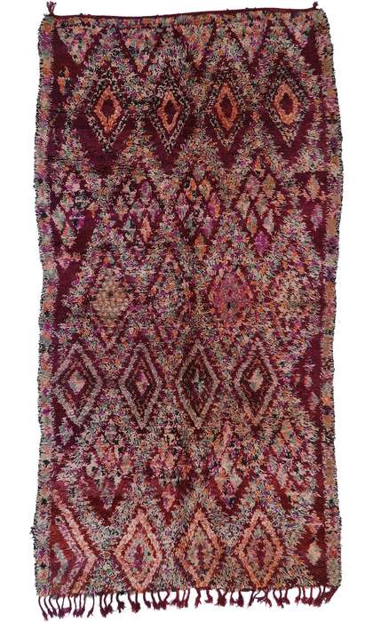 7 x 14 Vintage Beni MGuild Moroccan Rug 21224