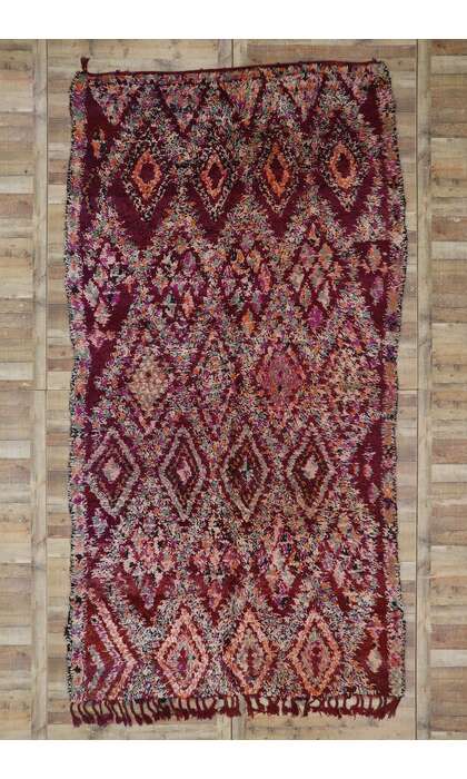7 x 14 Vintage Beni MGuild Moroccan Rug 21224