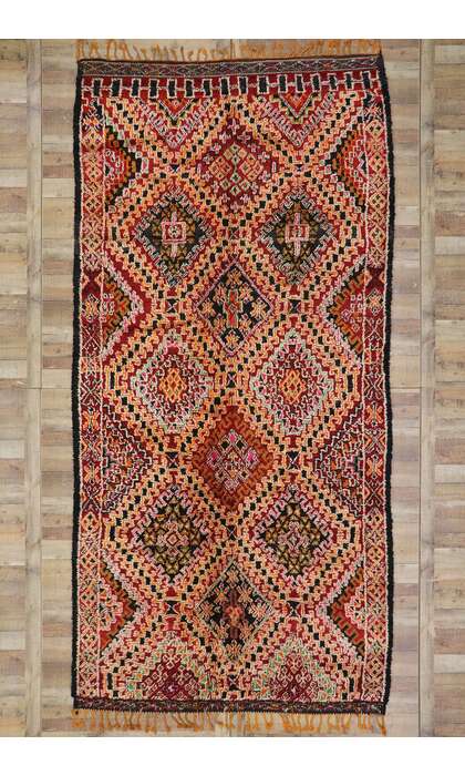 7 x 13 Vintage Moroccan Rug 21226