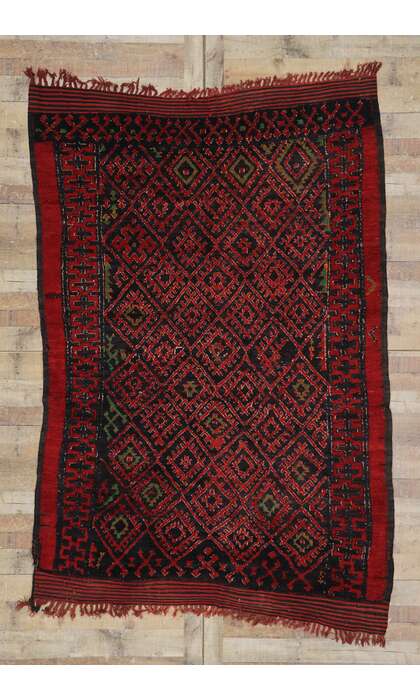 6 x 8 Vintage Moroccan Rug 21239