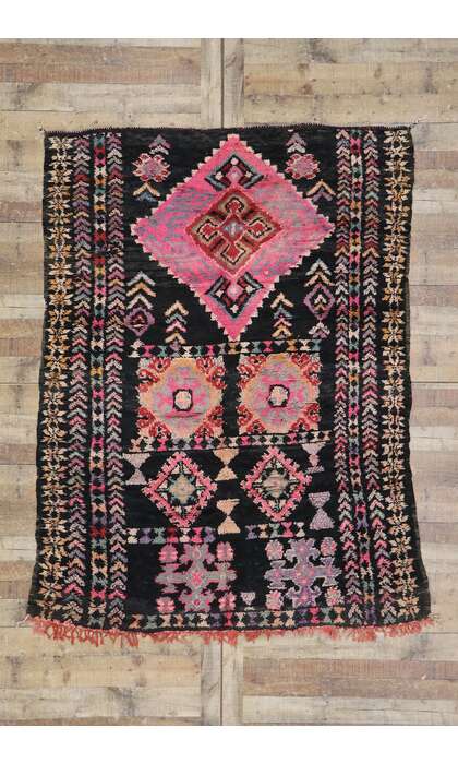 6 x 8 Vintage Moroccan Rug 21259