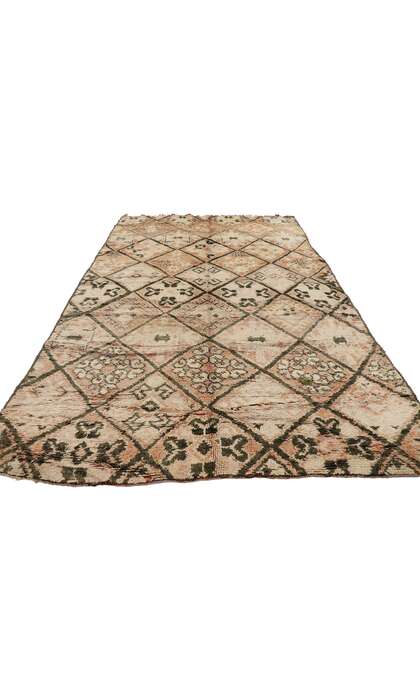 6 x 9 Vintage Moroccan Beni Ourain Rug 21340