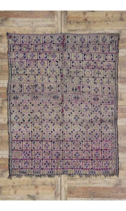 6 x 7 Vintage Moroccan Rug 21341