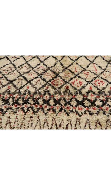 7 x 11 Vintage Beni Ourain Moroccan Rug 21394