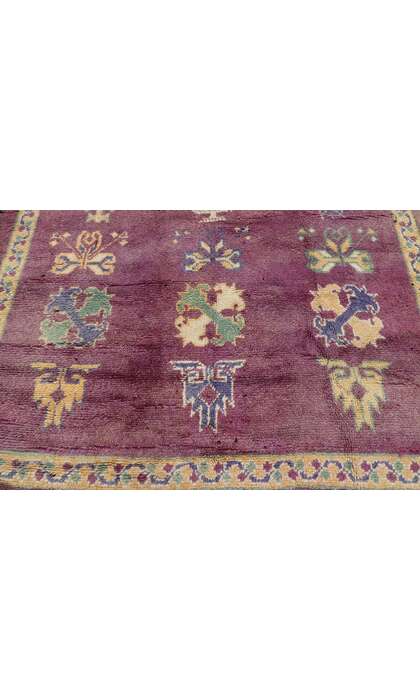 5 x 12 Vintage Purple Boujad Moroccan Rug 21451