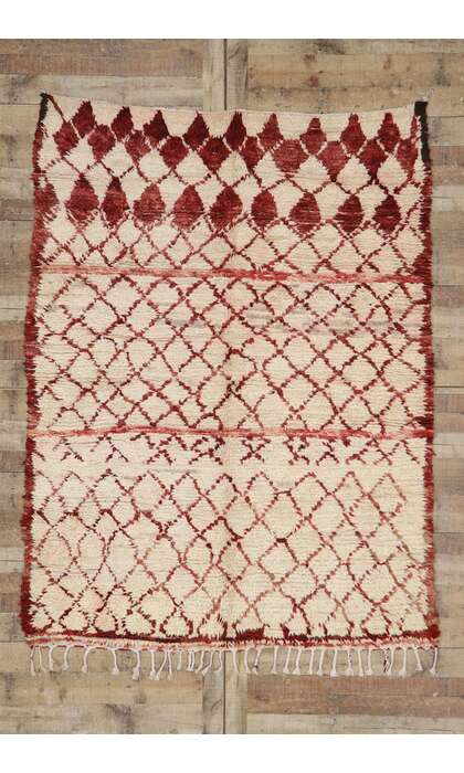 6 x 8 Vintage Moroccan Azilal Rug 21458