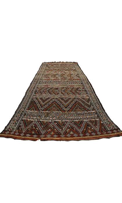 5 x 11 Vintage Berber Zemmour Moroccan Kilim Runner 21470