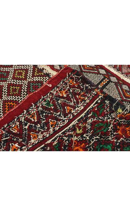 5 x 8 Vintage Berber Zemmour Moroccan Kilim Rug 21471