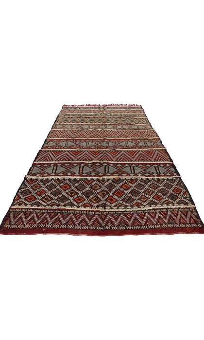 5 x 8 Vintage Berber Zemmour Moroccan Kilim Rug 21471