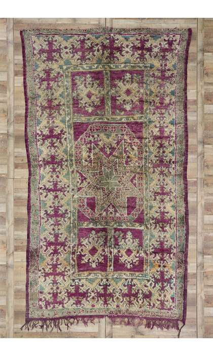 7 x 13 Vintage Moroccan Rug 21480