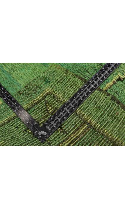 6 x 13 Vintage Green Moroccan Rug 21482