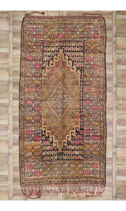 7 x 13 Vintage Moroccan Rug 21490