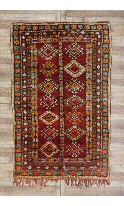 6 x 9 Vintage Moroccan Rug 21506