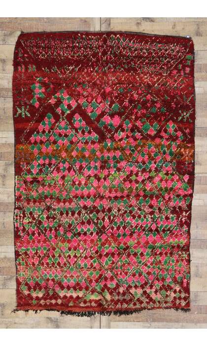 6 x 9 Vintage Moroccan Rug 21509