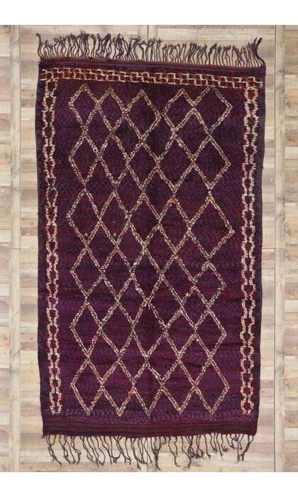 7 x 11 Vintage Moroccan Rug 21515