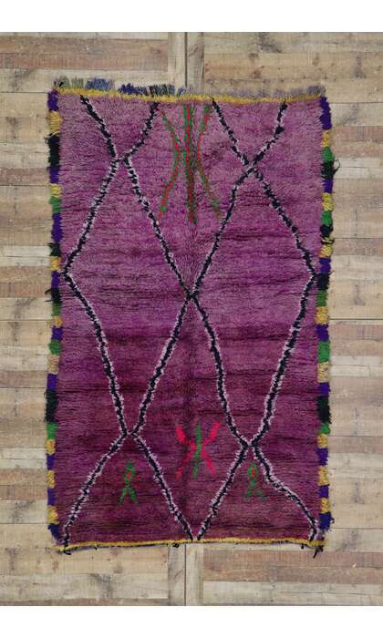 5 x 8 Vintage Moroccan Rug 21521