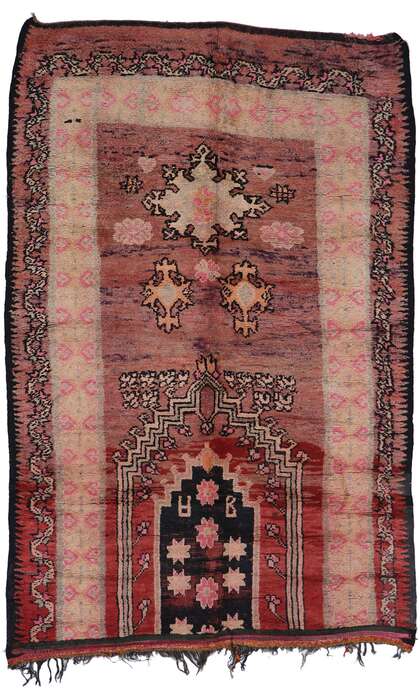 6 x 9 Vintage Boujad Moroccan Rug 21528