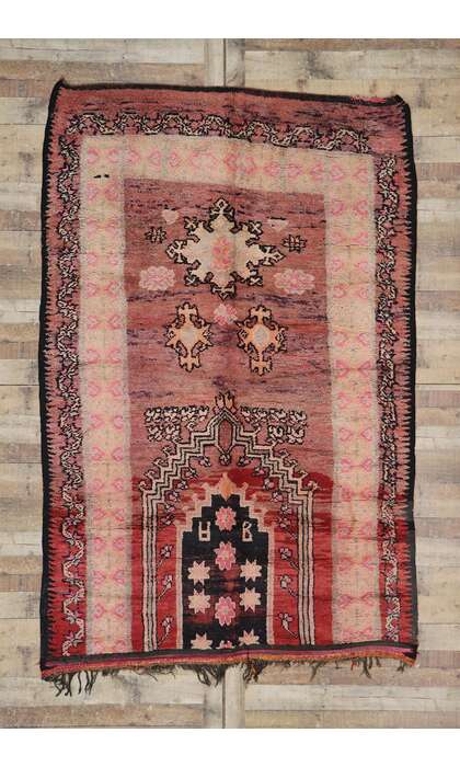 6 x 9 Vintage Boujad Moroccan Rug 21528
