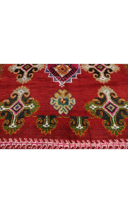 7 x 13 Vintage Red Boujad Moroccan Rug 21530