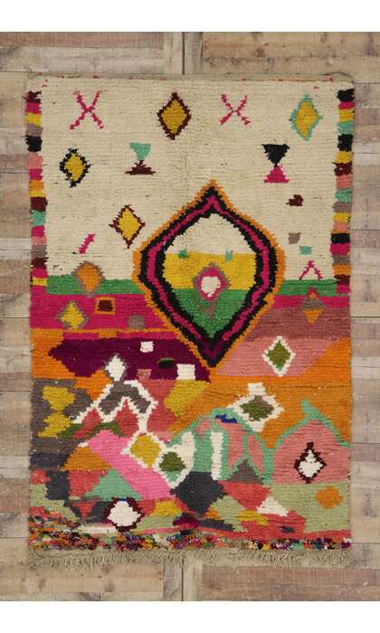 5 x 8 Vintage Moroccan Rug 21653