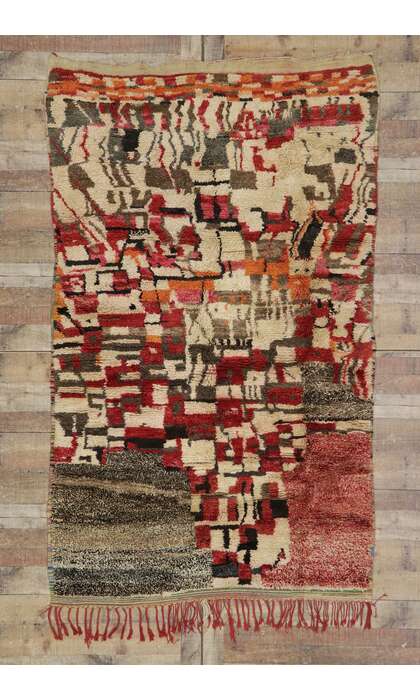 5 x 8 Vintage Moroccan Rug 21664