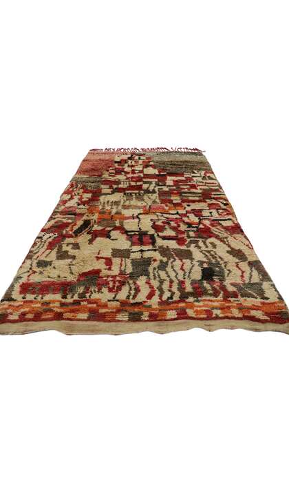 5 x 8 Vintage Moroccan Rug 21664