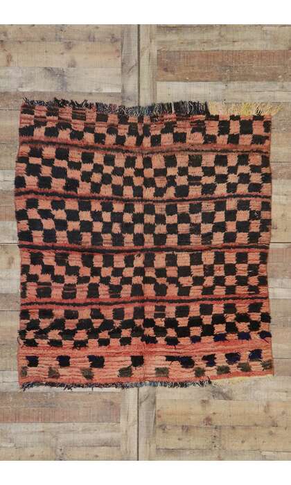 5 x 5 Vintage Moroccan Rug 21673