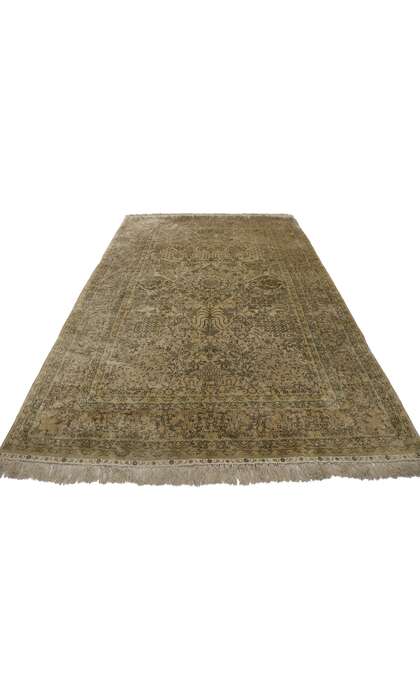 5 x 8 Vintage Turkish Silk Hereke Rug Rug 21685