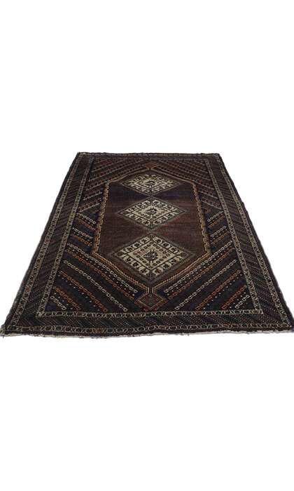 4 x 6 Antique Persian Afshar Rug 21687