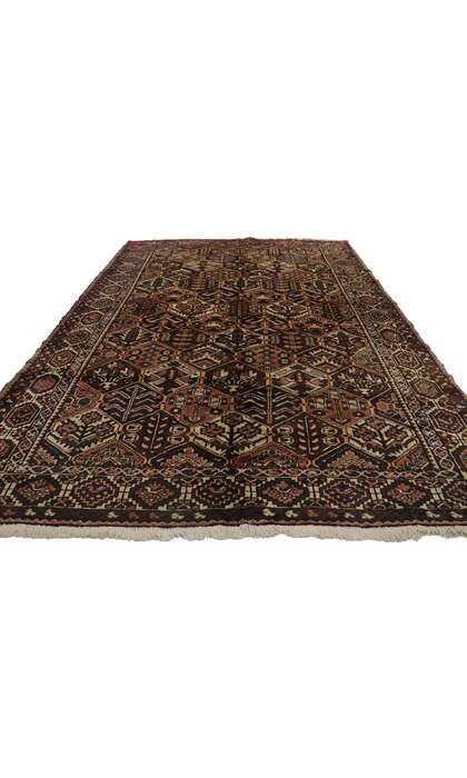 6 x 10 Antique Persian Bakhtiari Rug 21689