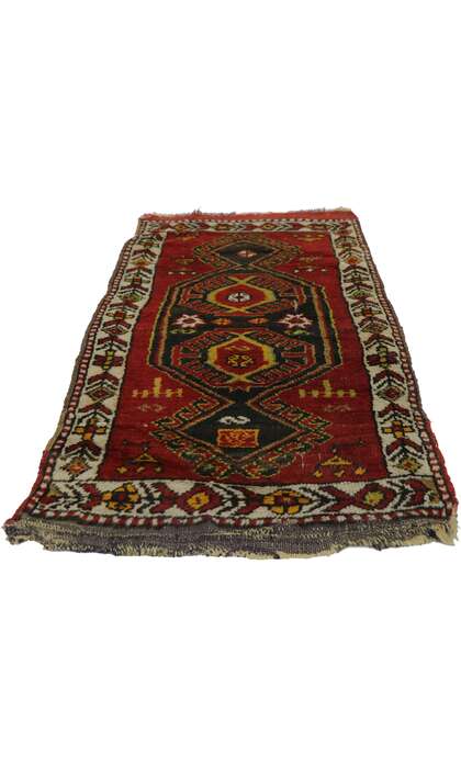 2 x 3 Antique Turkish Oushak Rug 21694