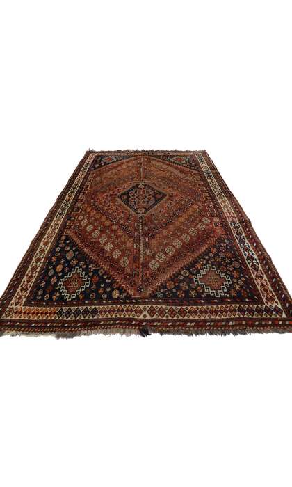 5 x 8 Antique Persian Shiraz Rug 21698