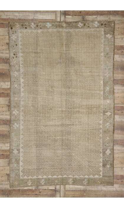 6 x 10 Vintage Turkish Kars Rug 53567