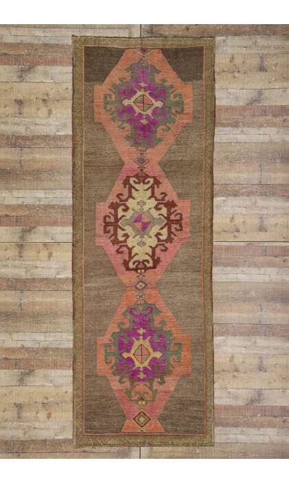 4 x 10 Vintage Turkish Kars Rug 53568