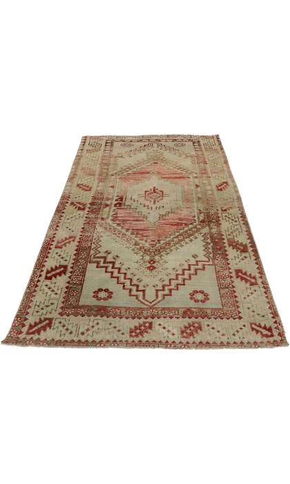 3 x 6 Vintage Turkish Oushak Rug 53571